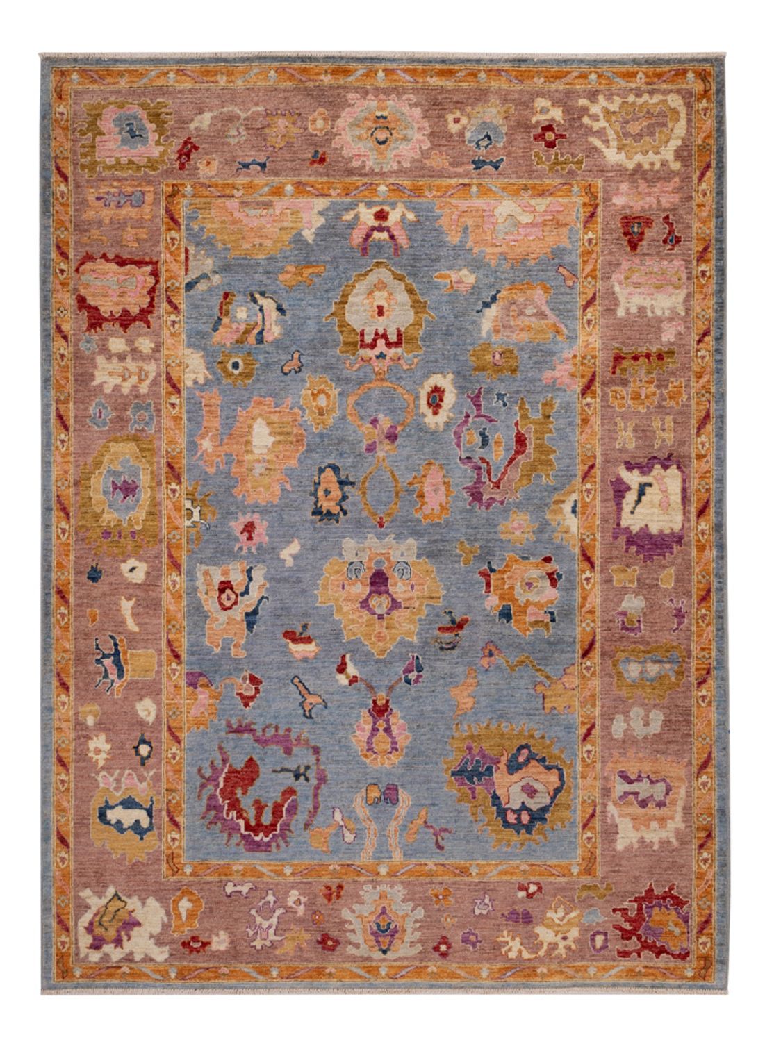 Tapis Ziegler - Usak - 235 x 173 cm - bleu clair