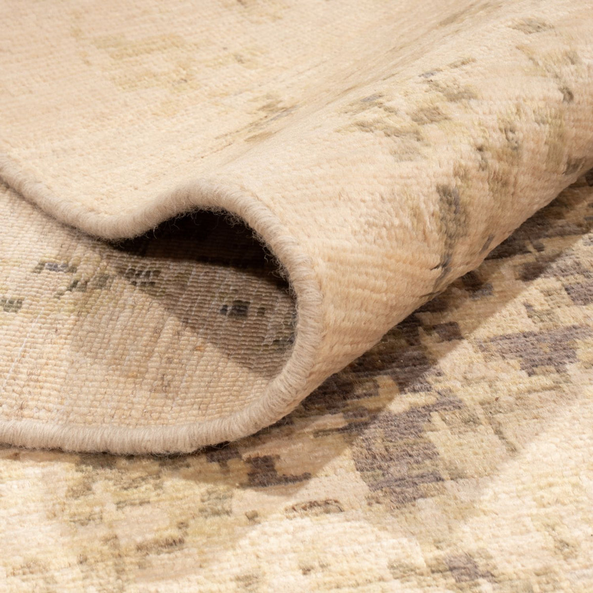 Tapis design - 348 x 243 cm - crème