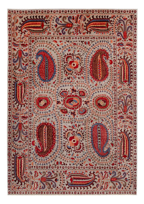Tapis design - 380 x 271 cm - rouge