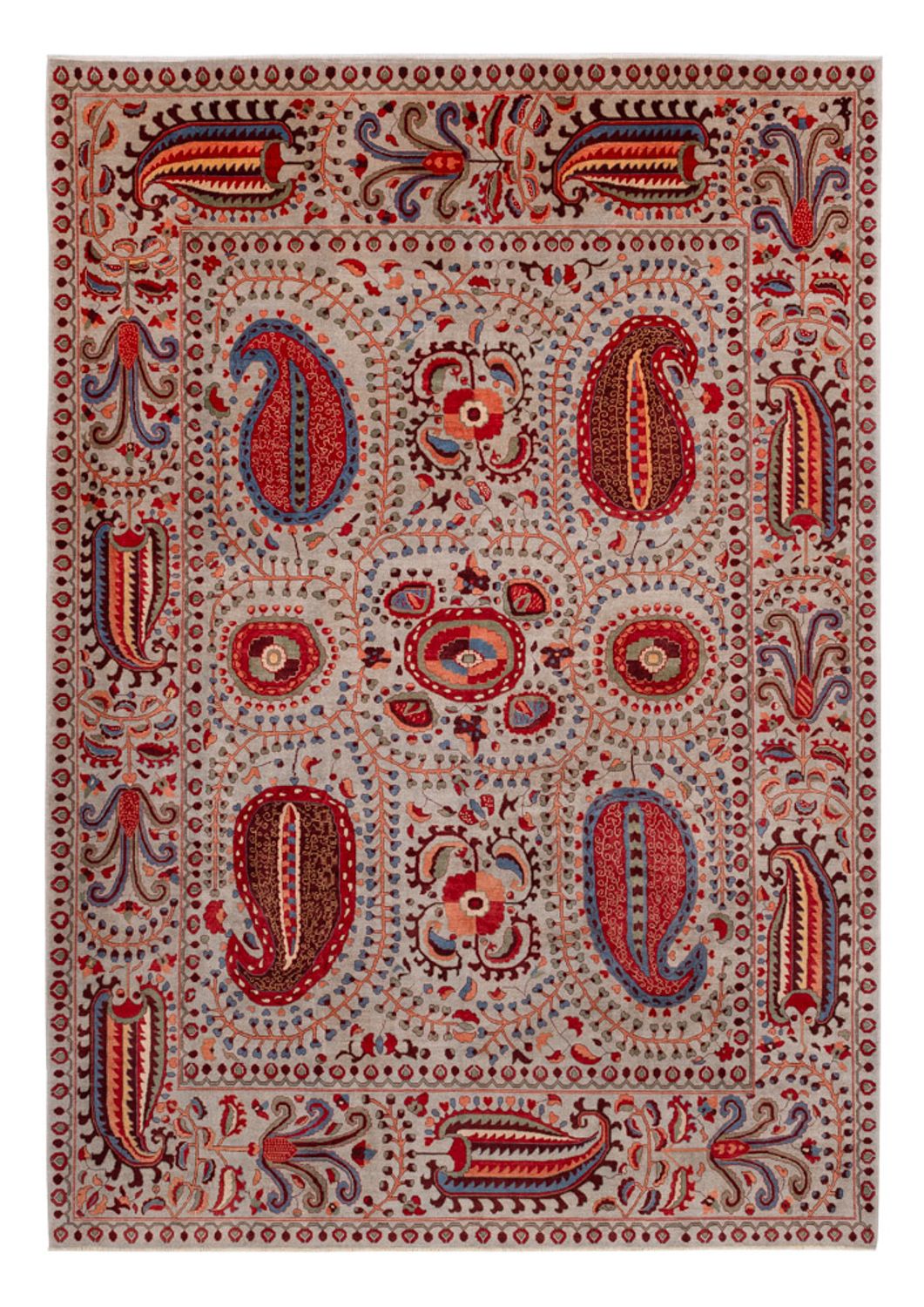 Tapis design - 380 x 271 cm - rouge