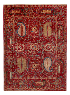 Tapis design - 350 x 260 cm - rouge