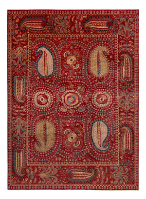 Tapis design - 350 x 260 cm - rouge