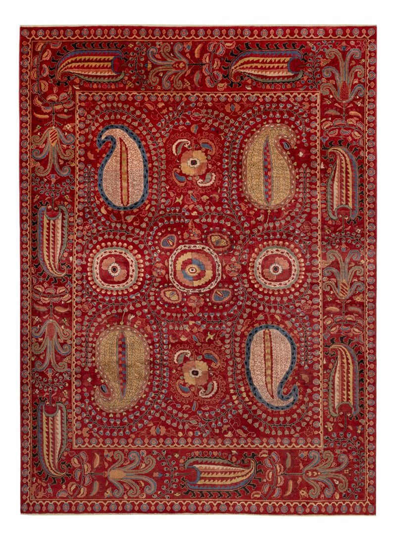Tapis design - 350 x 260 cm - rouge