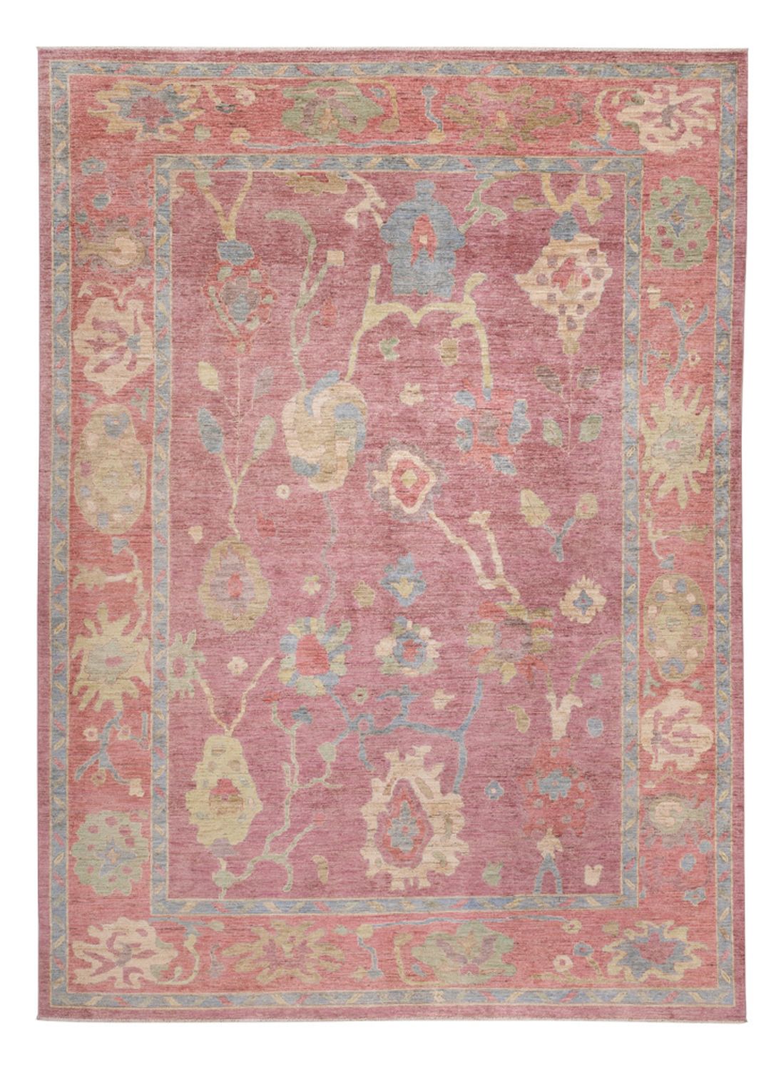 Tapis Ziegler - Usak - 369 x 267 cm - rouge clair
