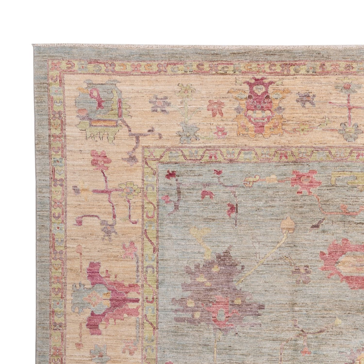 Tapis Ziegler - Usak - 366 x 264 cm - bleu clair