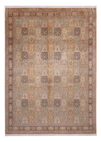 Tapis en soie - Soie du Cachemire - 378 x 273 cm - beige foncé