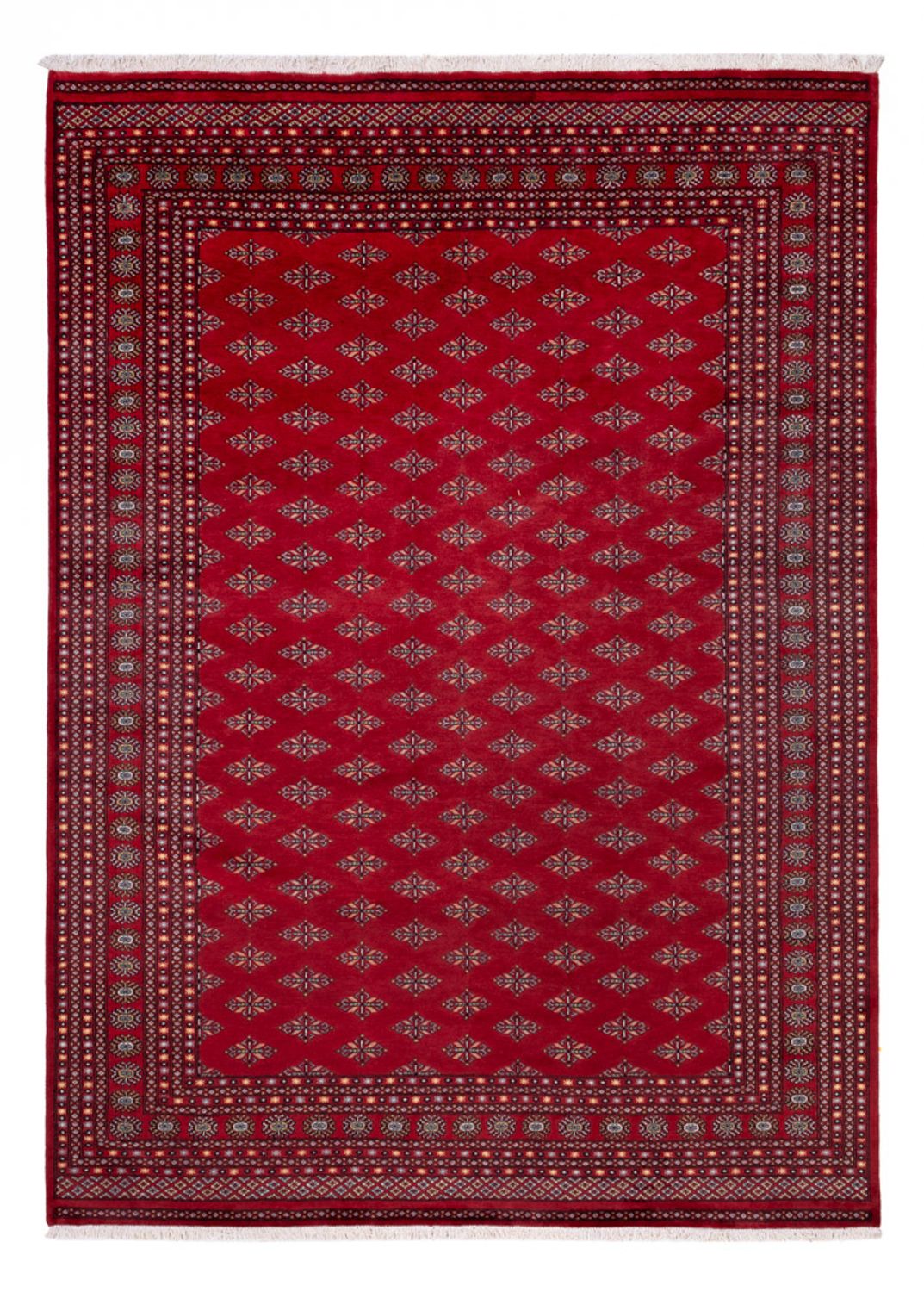 Tapis afghan - Boukhara - 350 x 253 cm - rouge