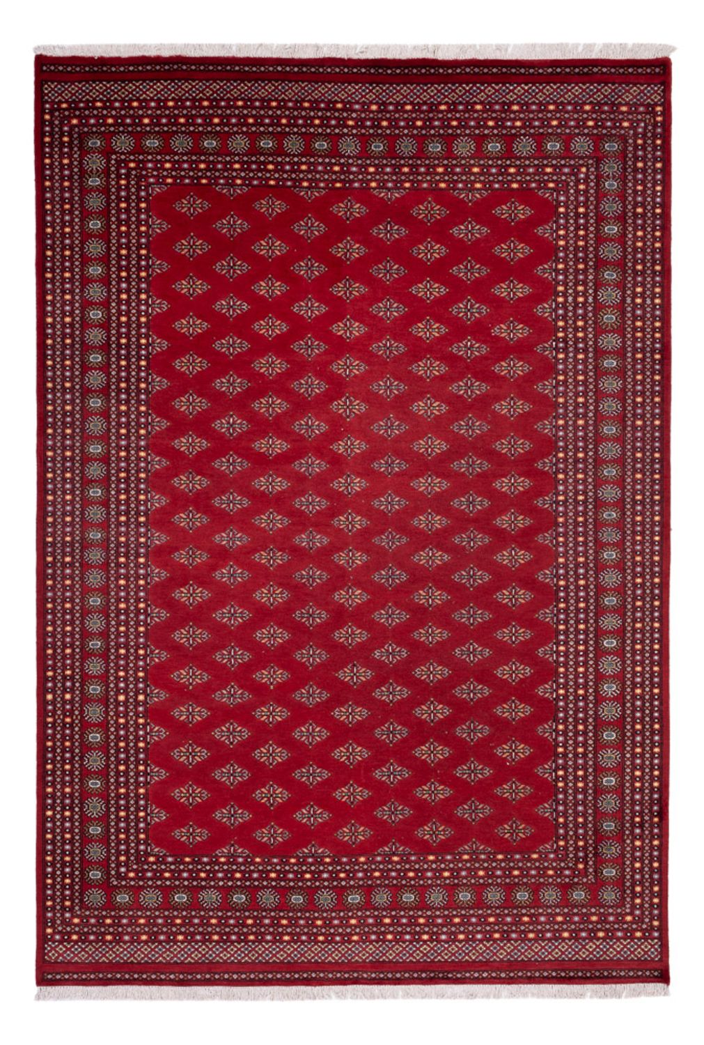 Tapis afghan - Boukhara - 365 x 249 cm - rouge