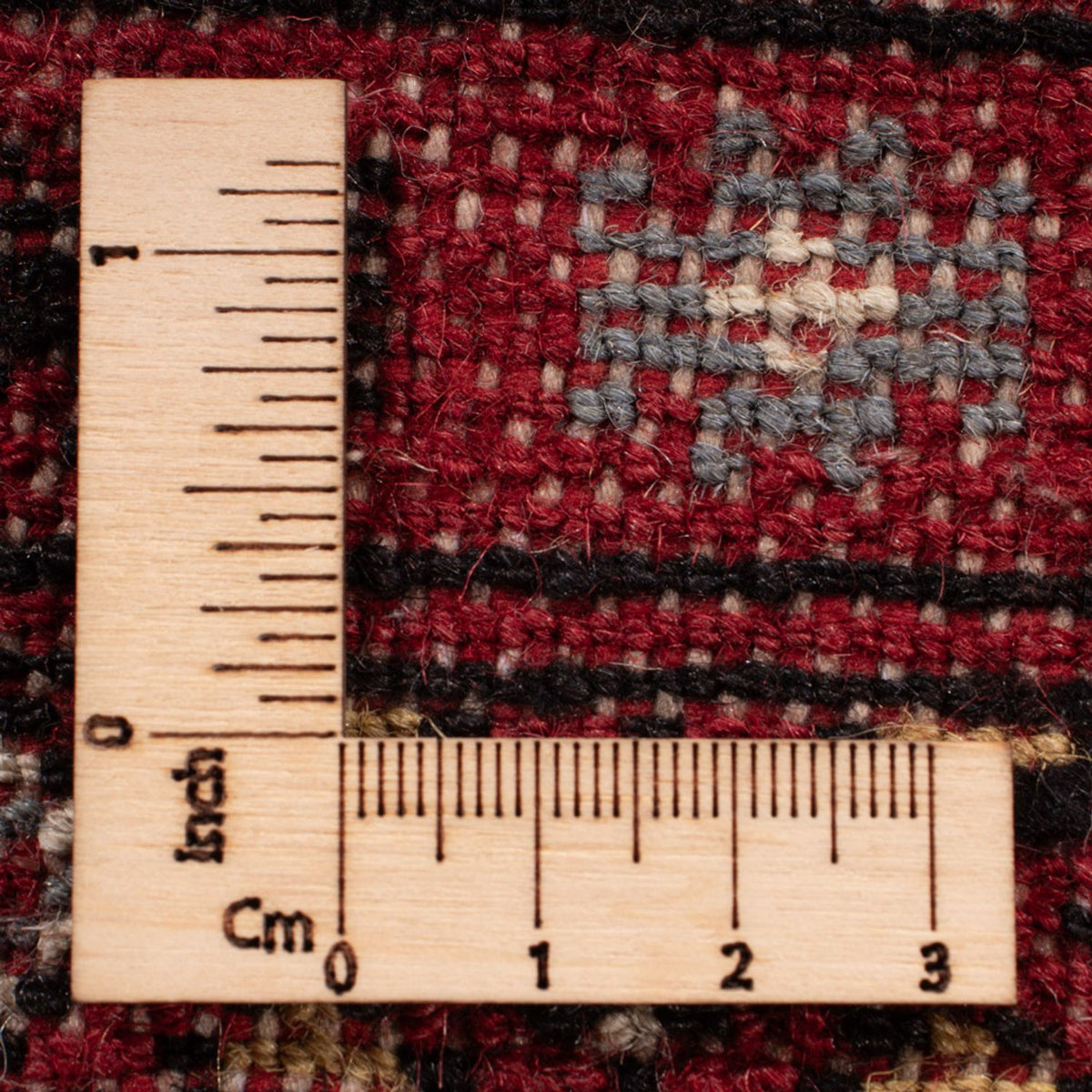 Tapis afghan - Boukhara - 365 x 249 cm - rouge