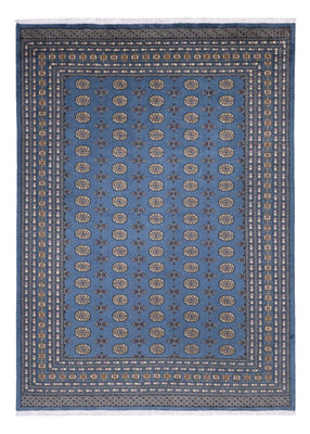 Tapis afghan - Boukhara - 344 x 248 cm - bleu