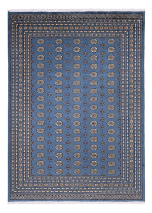 Tapis afghan - Boukhara - 344 x 248 cm - bleu
