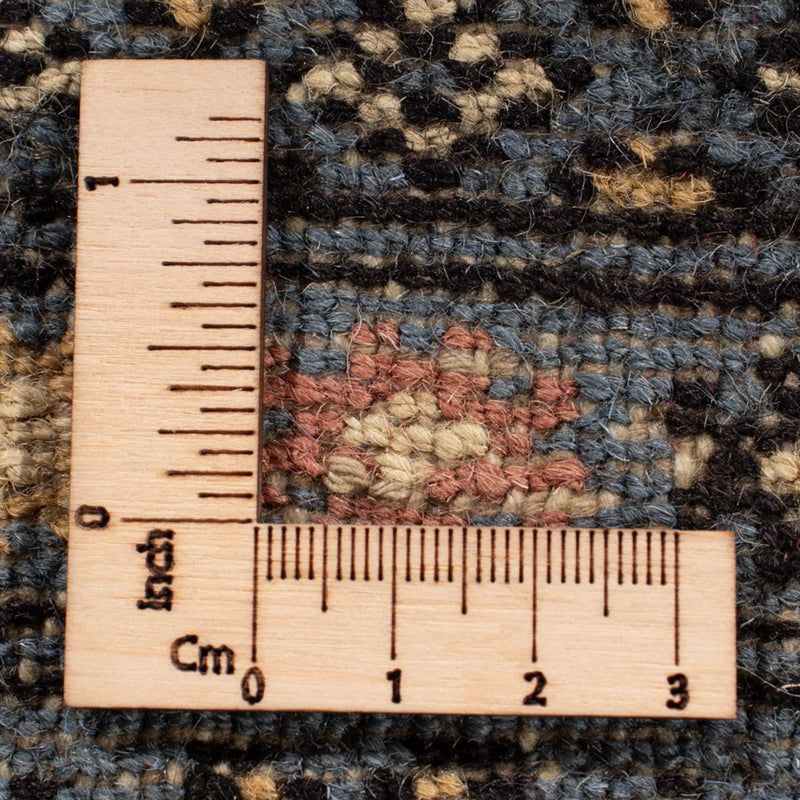 Tapis afghan - Boukhara - 344 x 248 cm - bleu