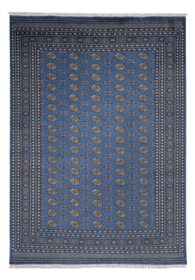 Tapis afghan - Boukhara - 341 x 240 cm - bleu