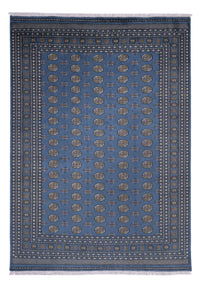 Tapis afghan - Boukhara - 341 x 240 cm - bleu