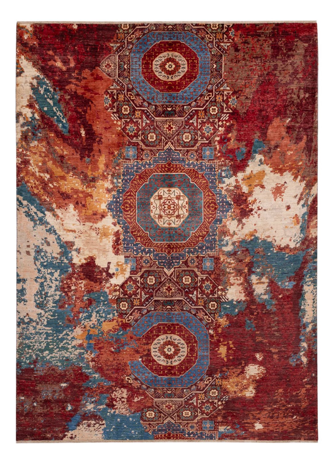 Tapis design - 333 x 245 cm - multicolore
