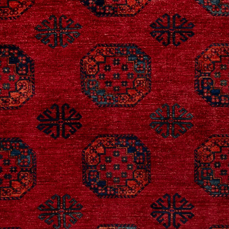 Tapis afghan - 346 x 256 cm - rouge
