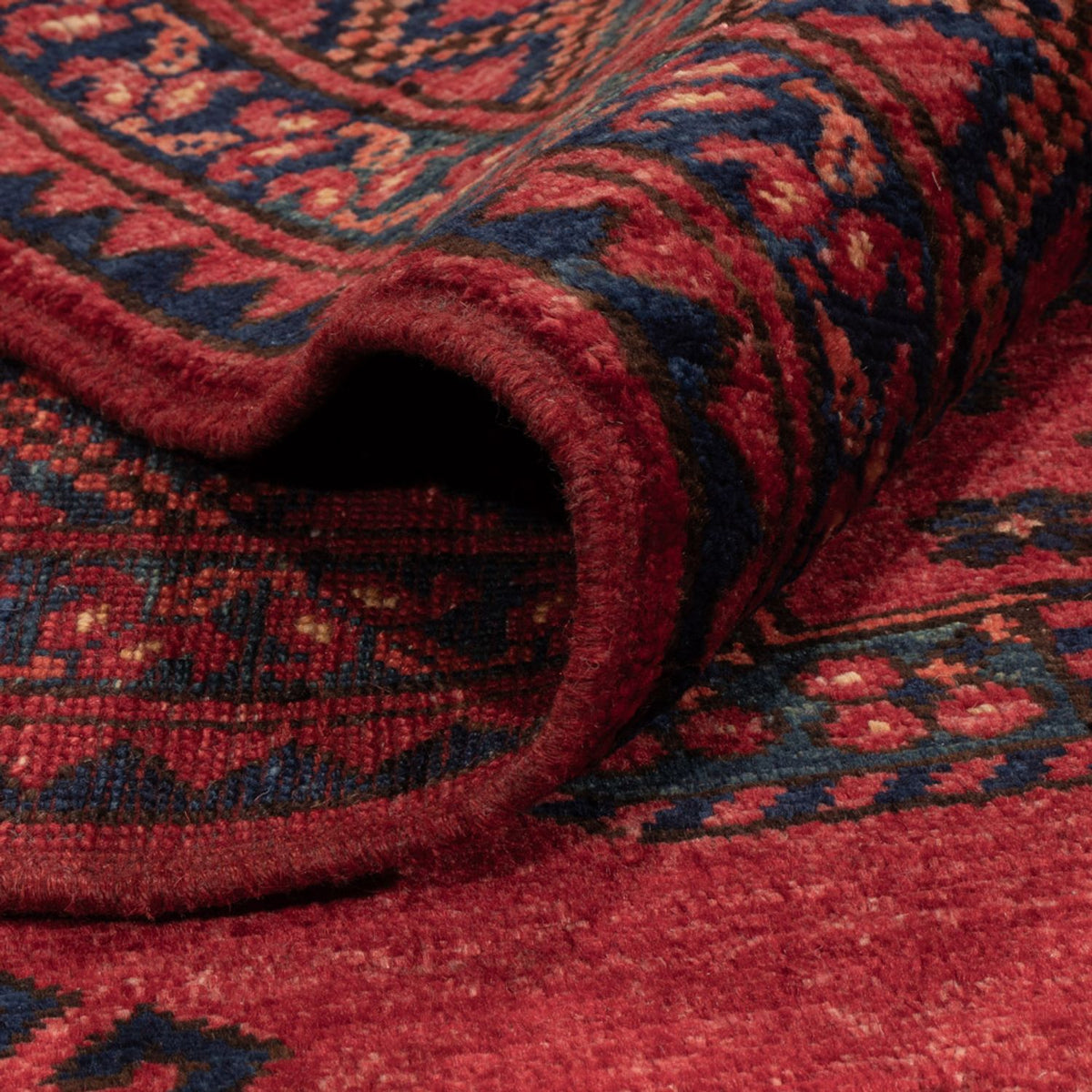 Tapis afghan - 346 x 256 cm - rouge