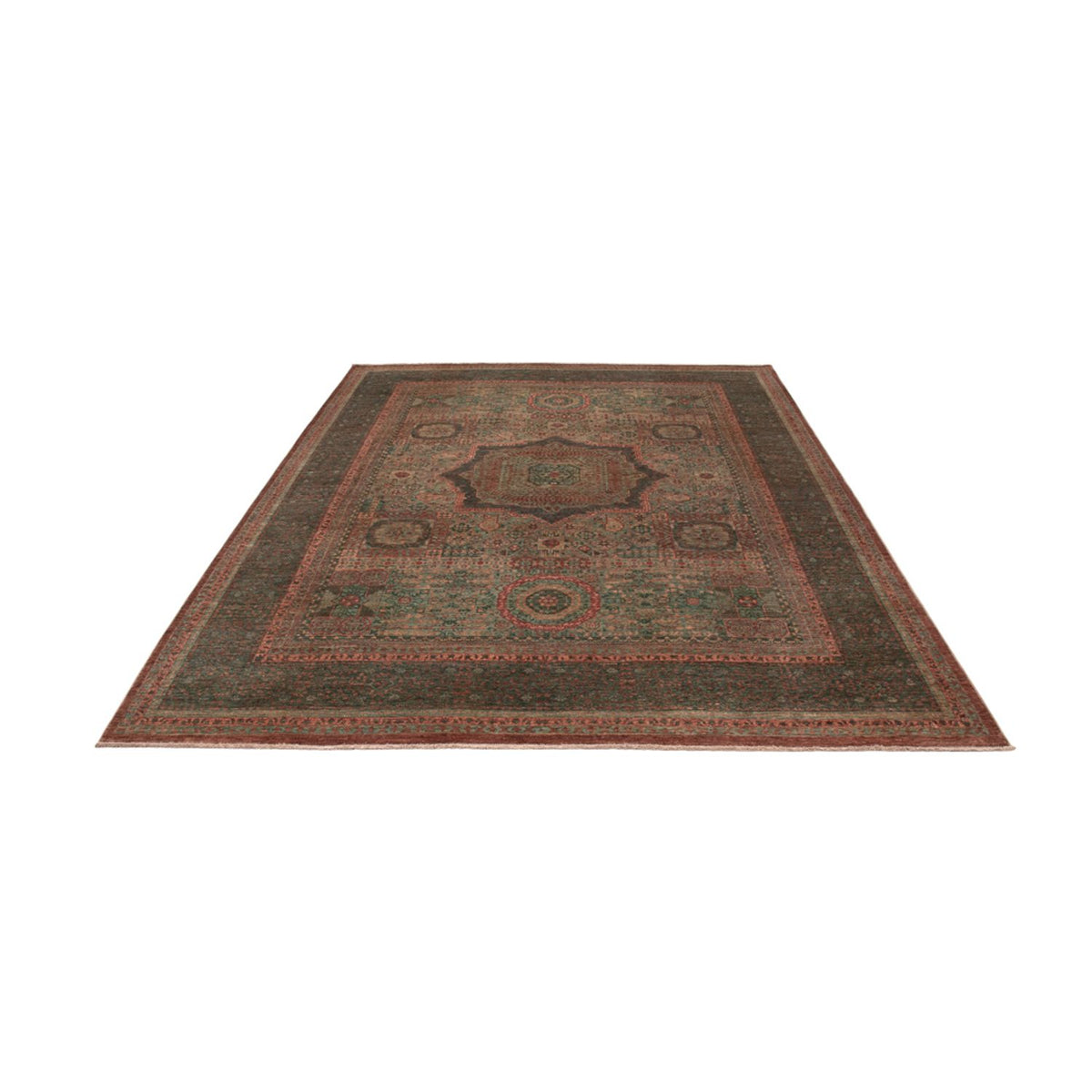 Tapis Ziegler - Ariana - 344 x 249 cm - vert foncé