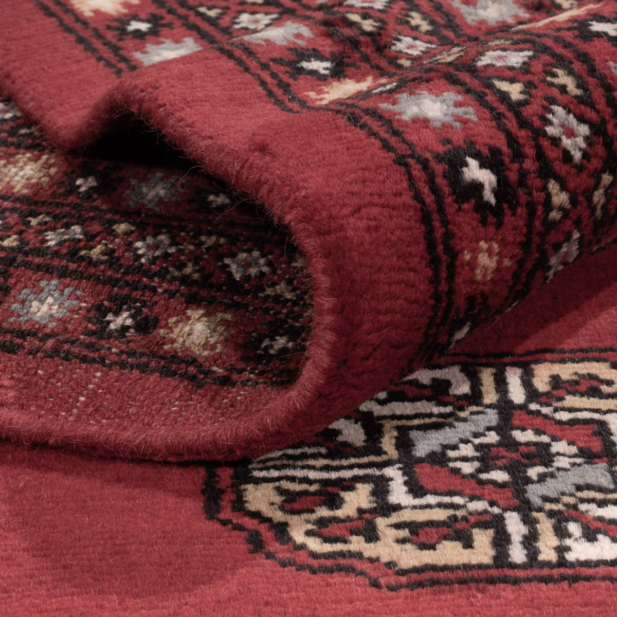 Tapis afghan - Boukhara - 380 x 277 cm - rouge