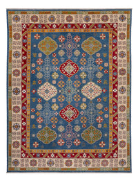Tapis Ziegler - Kazak - 359 x 278 cm - bleu