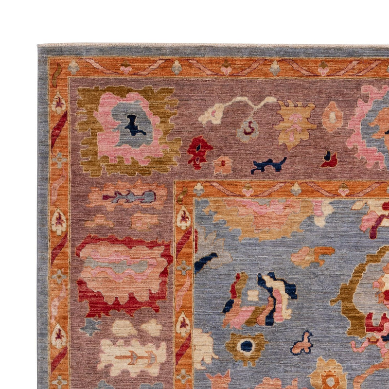 Tapis Ziegler - Usak - 357 x 290 cm - bleu clair