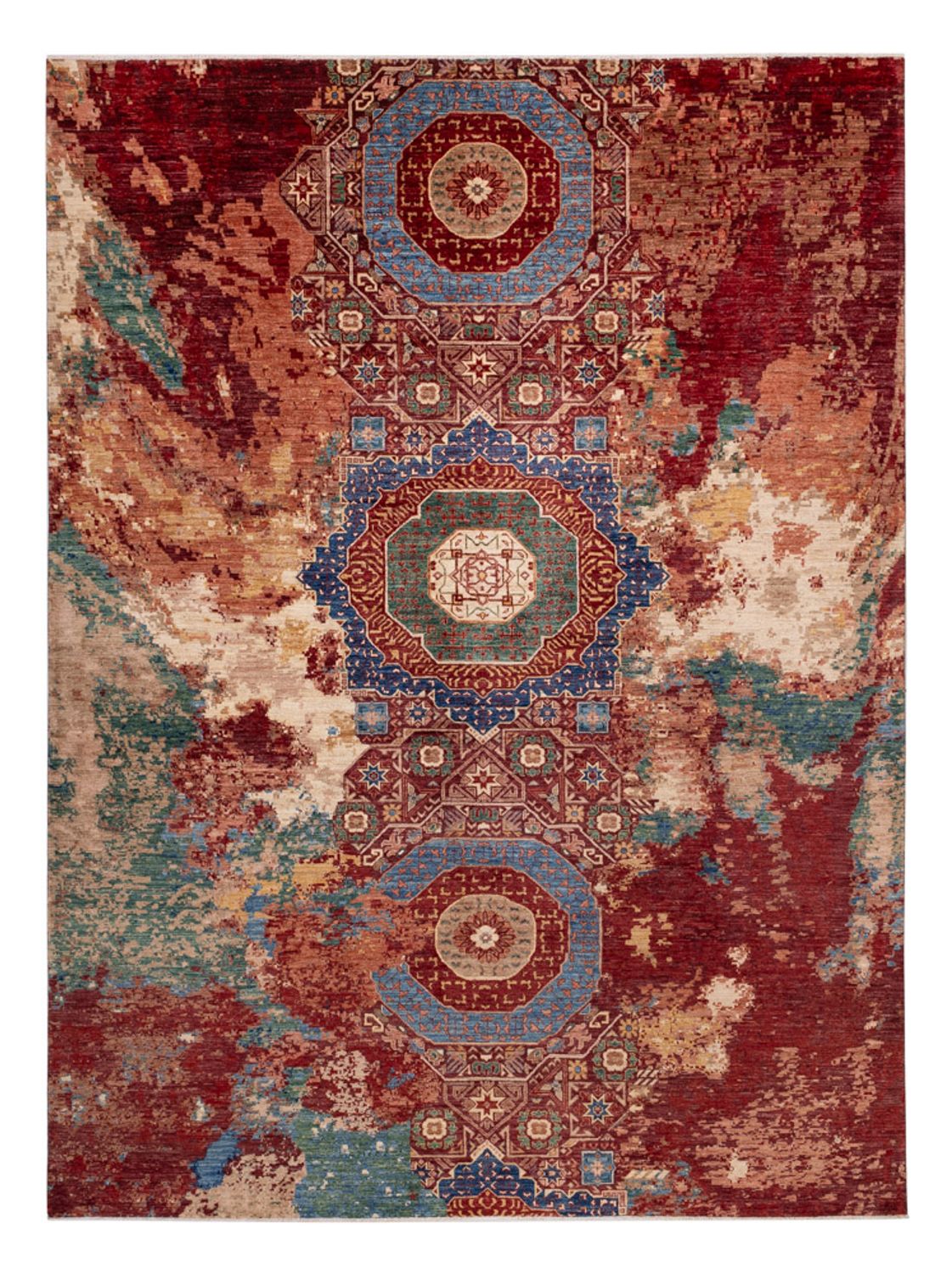 Tapis design - 340 x 248 cm - multicolore