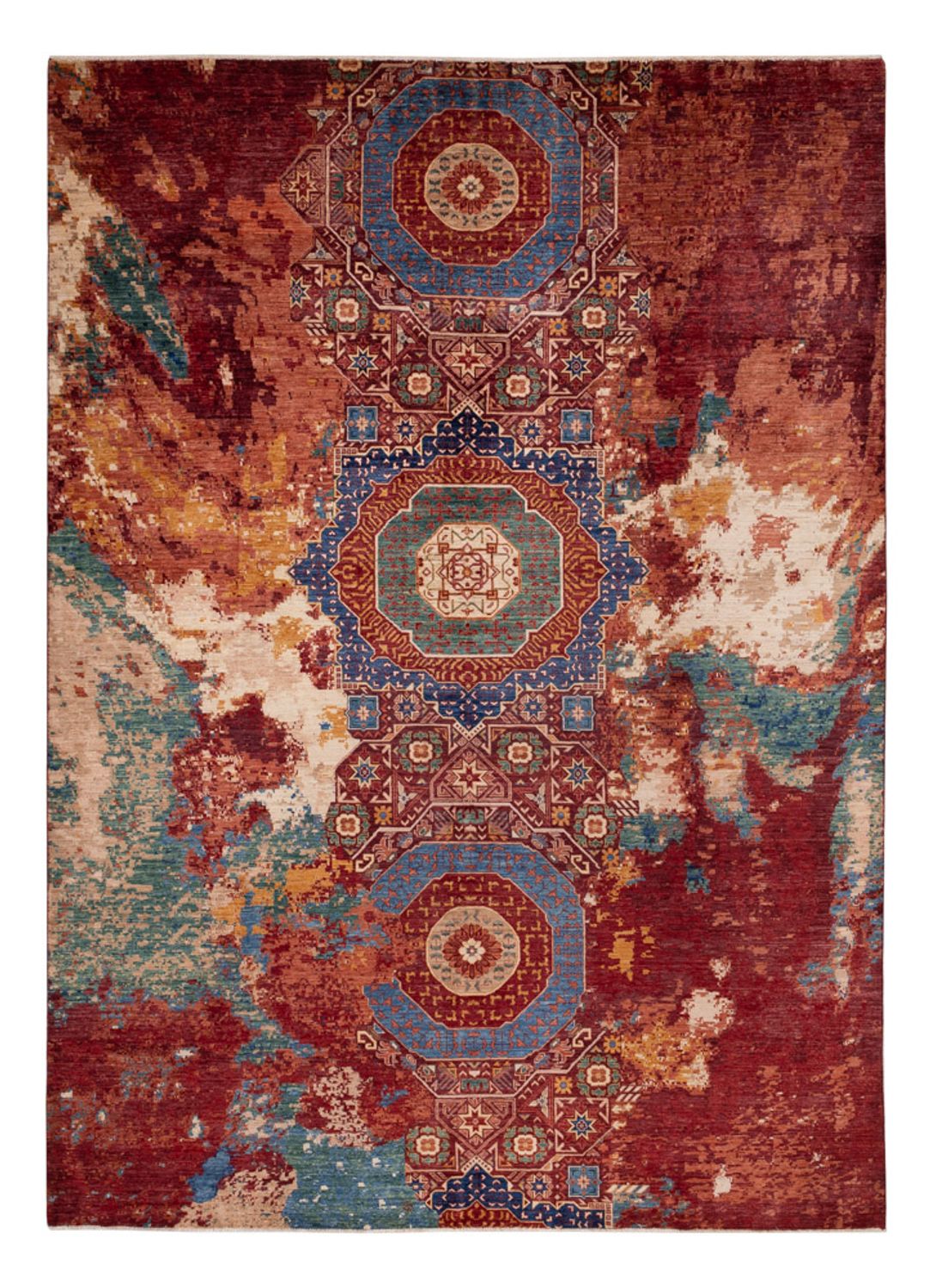 Tapis design - 346 x 245 cm - multicolore