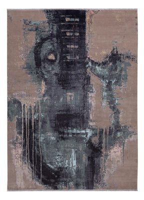 Tapis design - 354 x 256 cm - multicolore