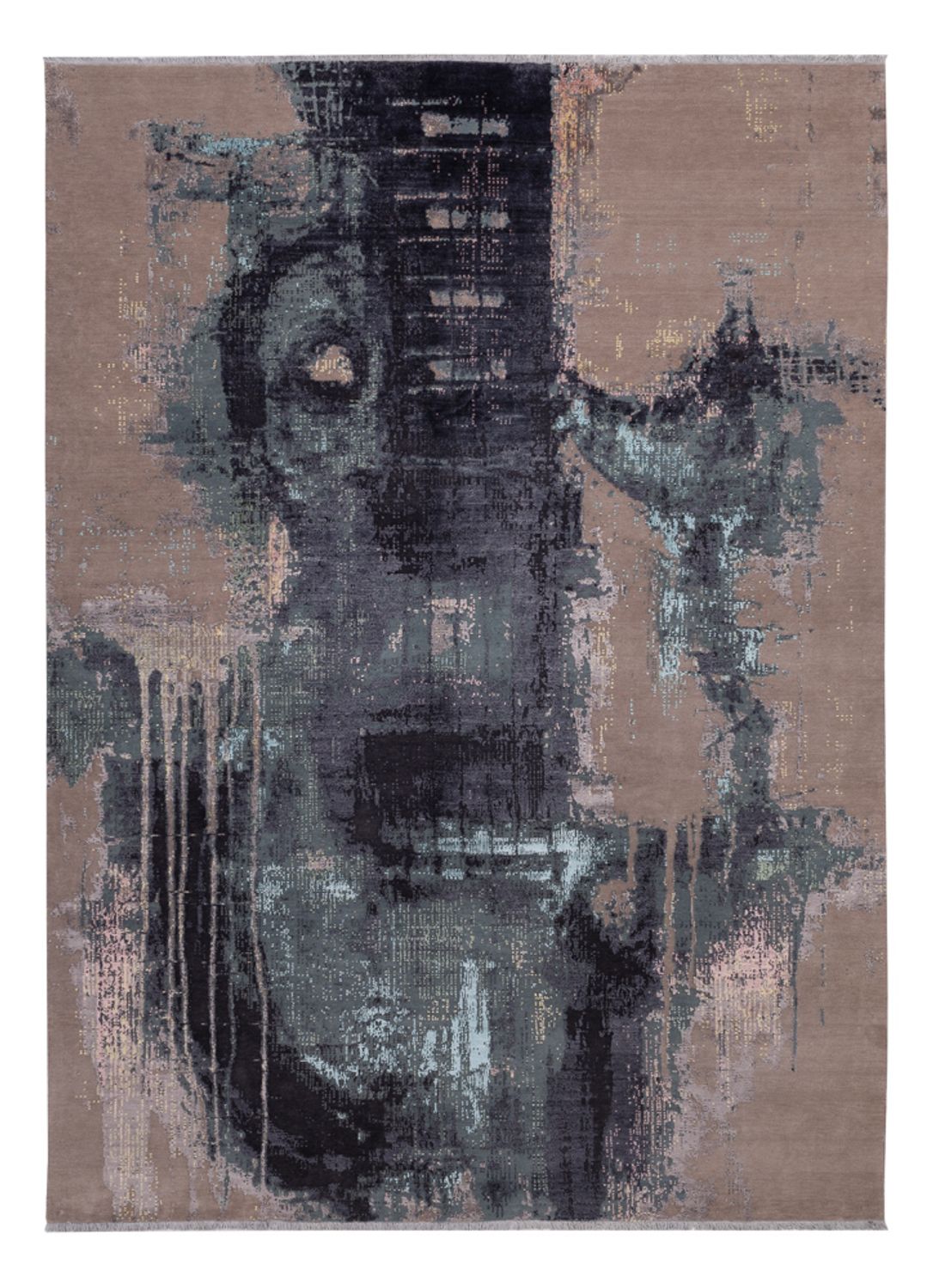 Tapis design - 354 x 256 cm - multicolore