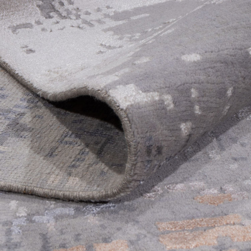 Tapis design - 359 x 255 cm - gris clair