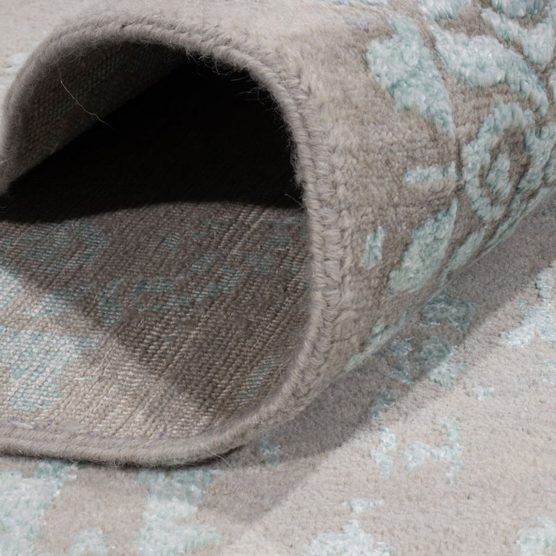 Tapis design - 358 x 270 cm - bleu clair