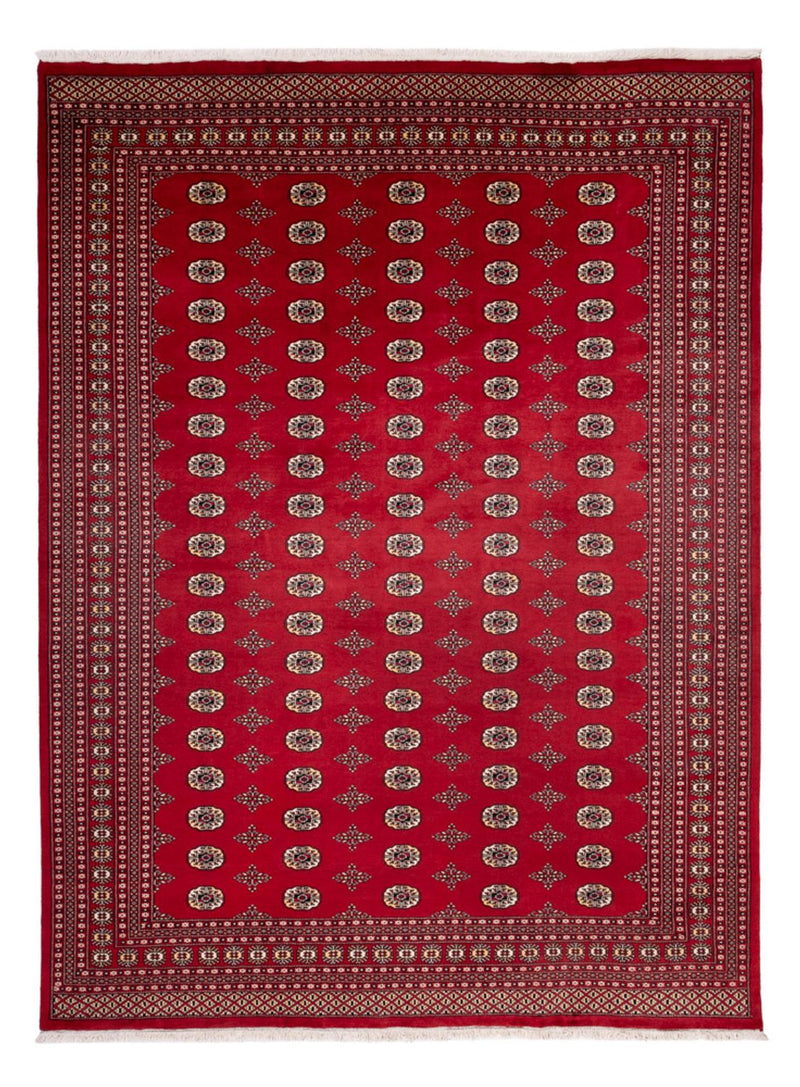 Tapis afghan - Boukhara - 369 x 275 cm - rouge