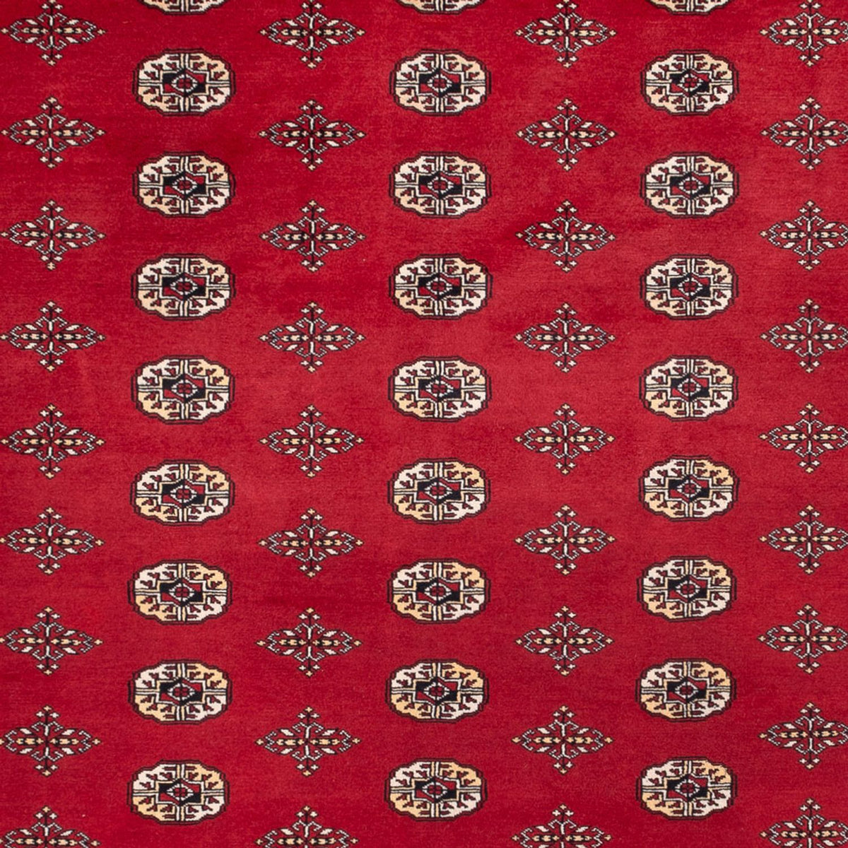 Tapis afghan - Boukhara - 369 x 275 cm - rouge