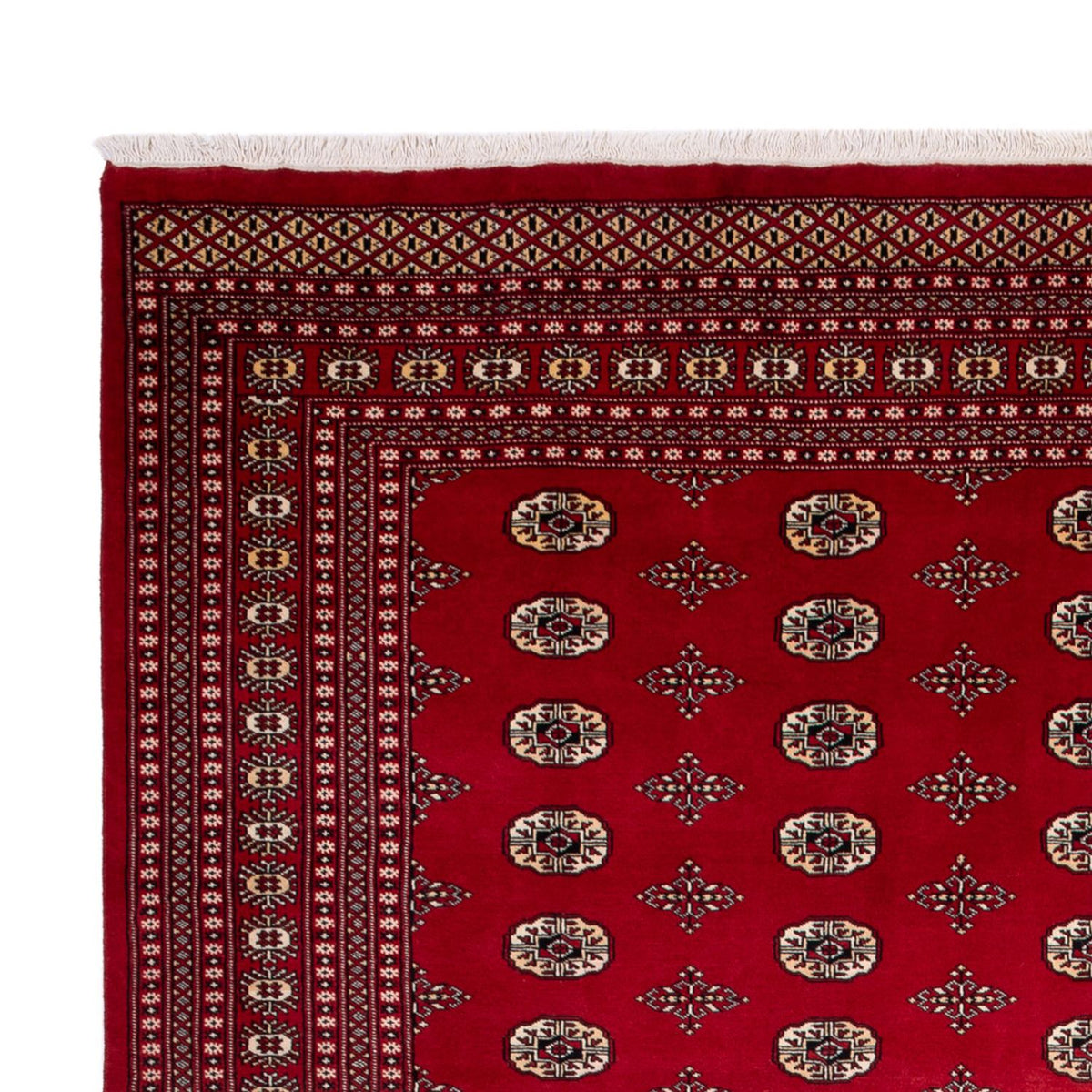 Tapis afghan - Boukhara - 369 x 275 cm - rouge