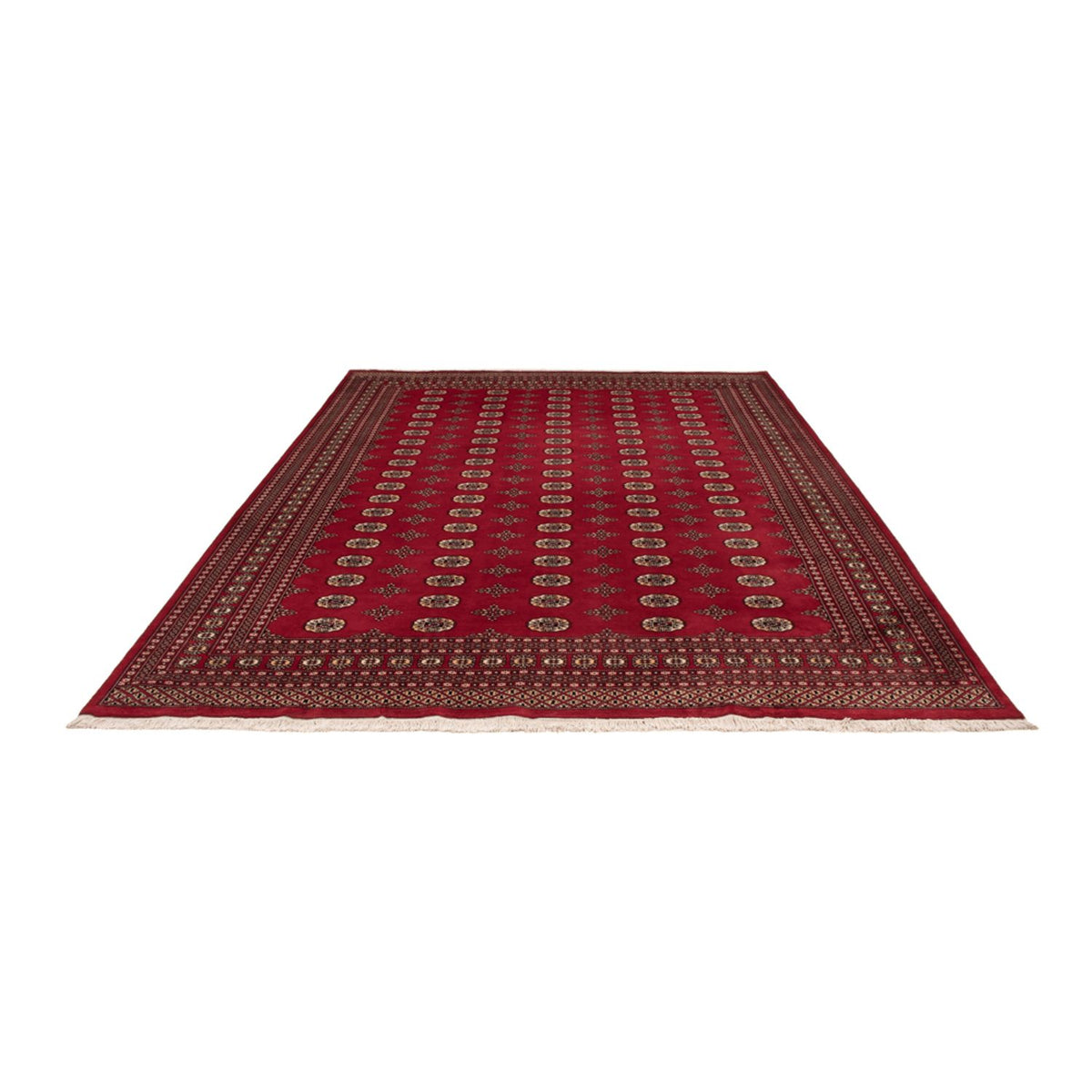 Tapis afghan - Boukhara - 369 x 275 cm - rouge