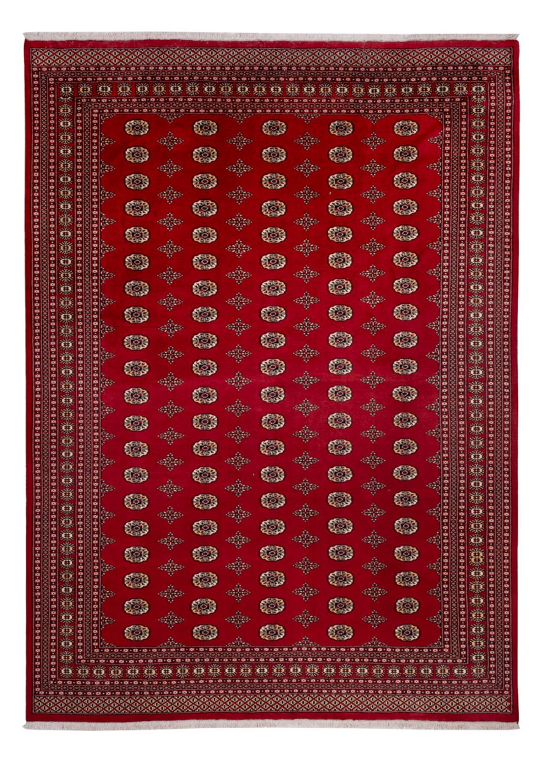 Tapis afghan - Boukhara - 387 x 276 cm - rouge