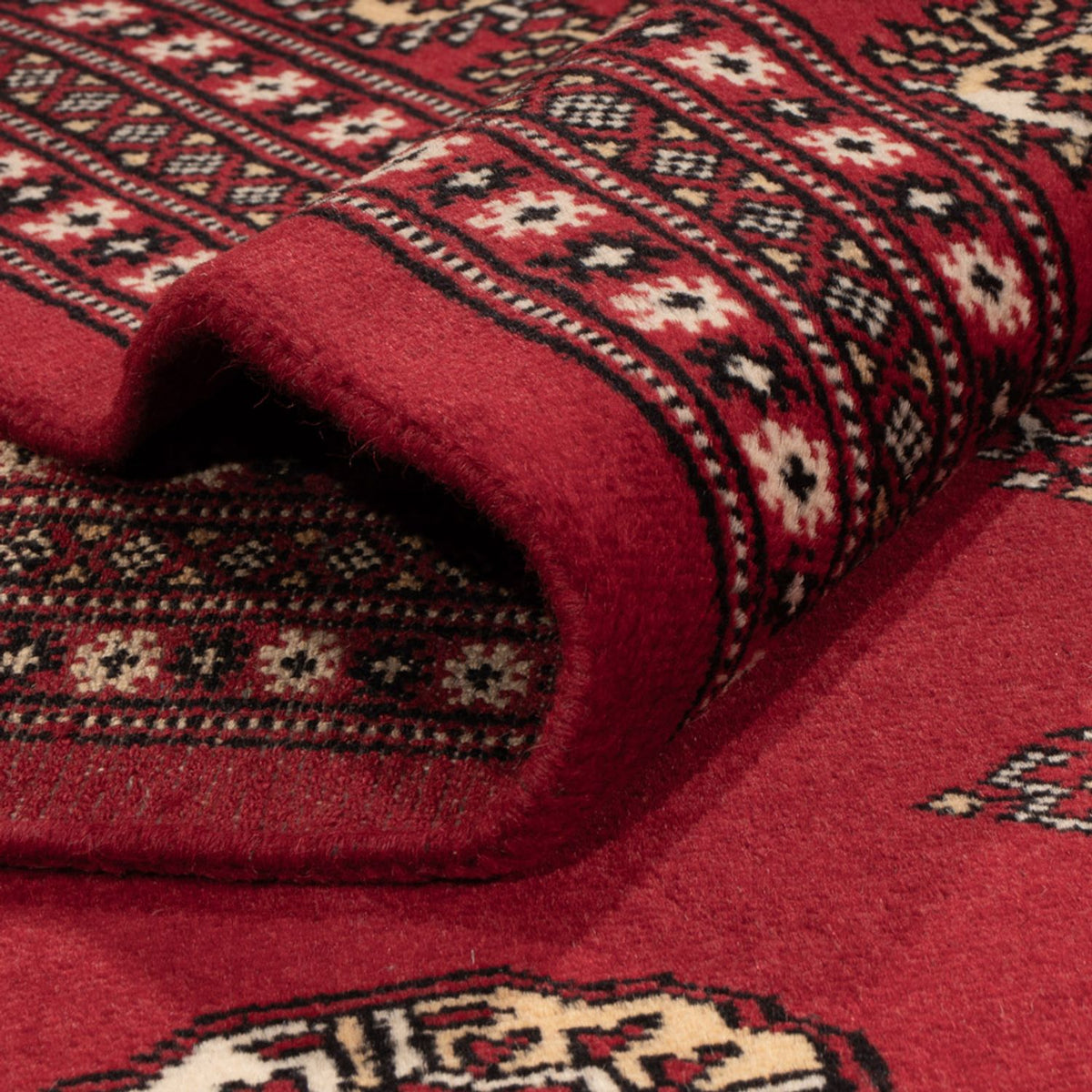 Tapis afghan - Boukhara - 387 x 276 cm - rouge