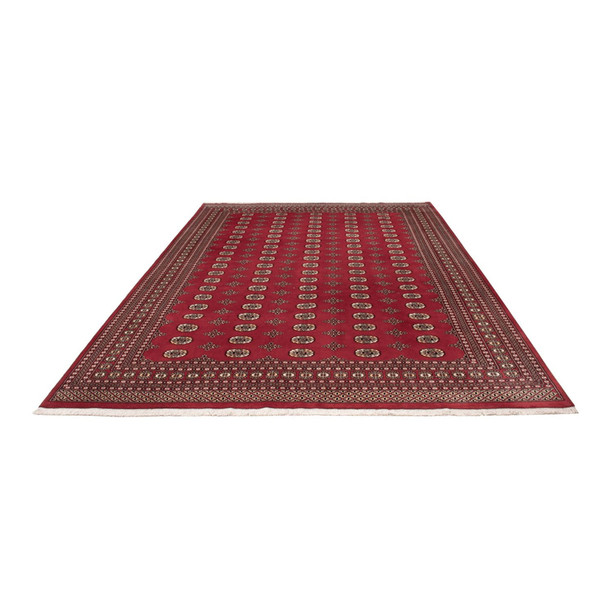 Tapis afghan - Boukhara - 387 x 276 cm - rouge
