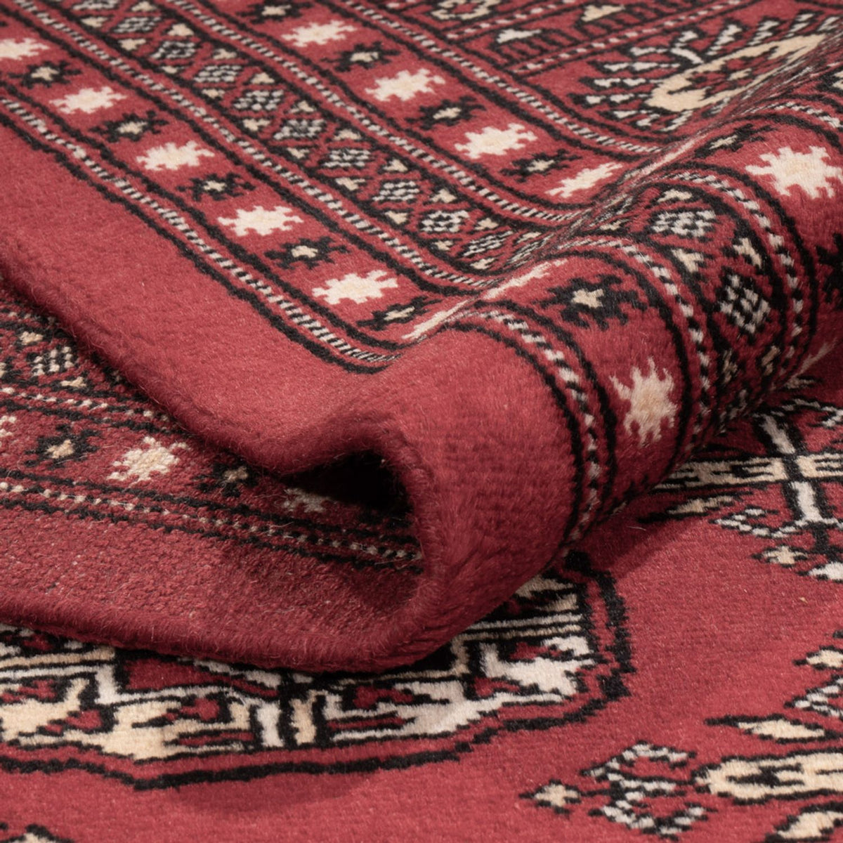 Tapis afghan - Boukhara - 346 x 241 cm - rouge