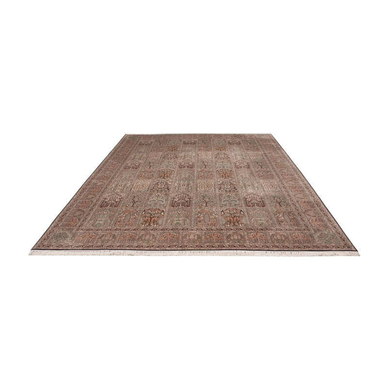 Tapis en soie - Soie du Cachemire - 362 x 274 cm - beige foncé