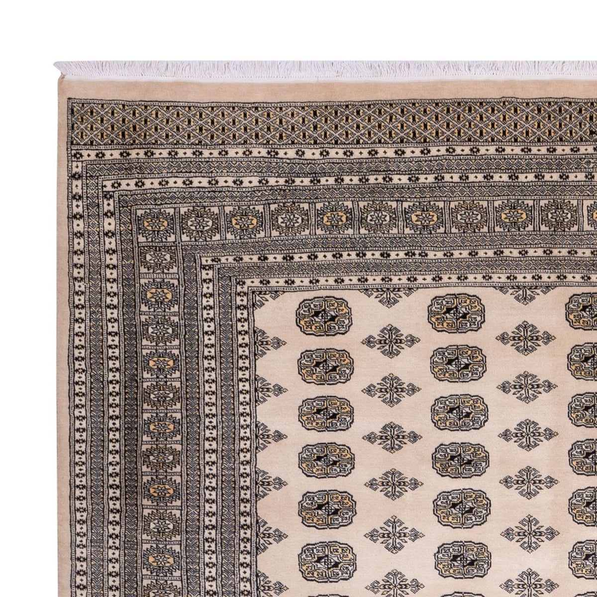 Tapis afghan - Boukhara - 359 x 278 cm - beige