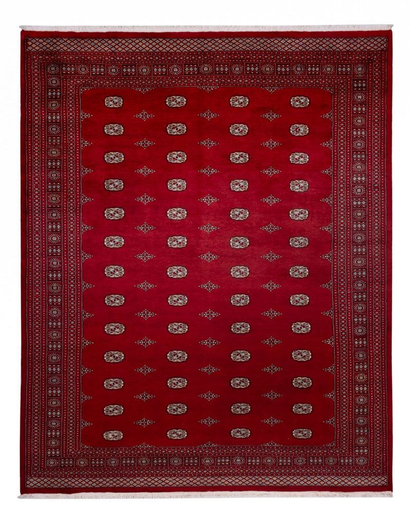Tapis afghan - Boukhara - 364 x 283 cm - rouge