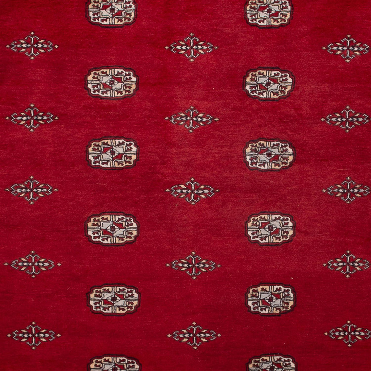 Tapis afghan - Boukhara - 364 x 283 cm - rouge