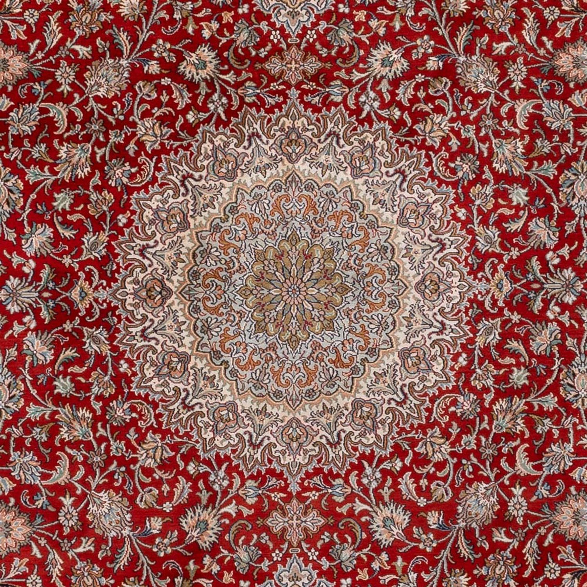 Tapis en soie - Soie du Cachemire - 327 x 244 cm - rouge