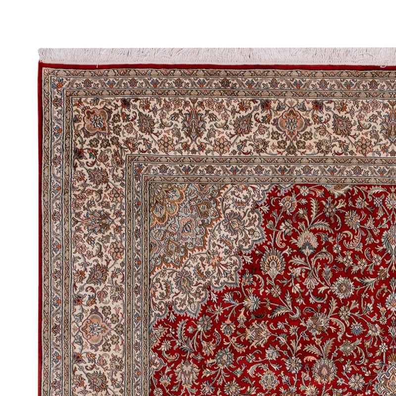 Tapis en soie - Soie du Cachemire - 327 x 244 cm - rouge