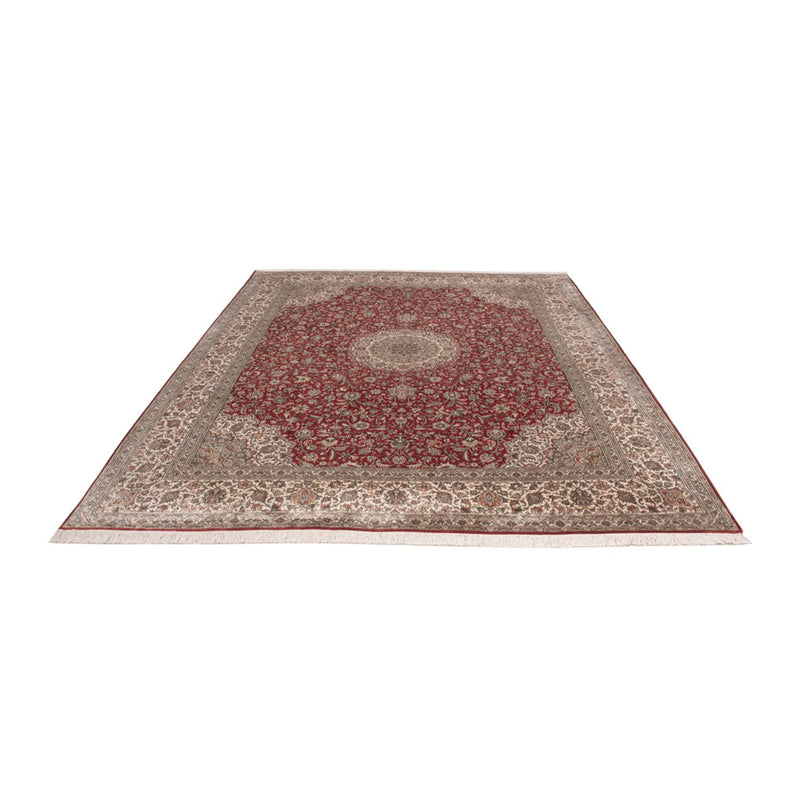Tapis en soie - Soie du Cachemire - 327 x 244 cm - rouge