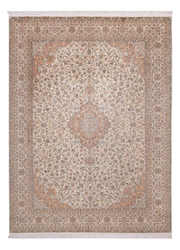 Tapis en soie - Soie du Cachemire - 329 x 244 cm - beige