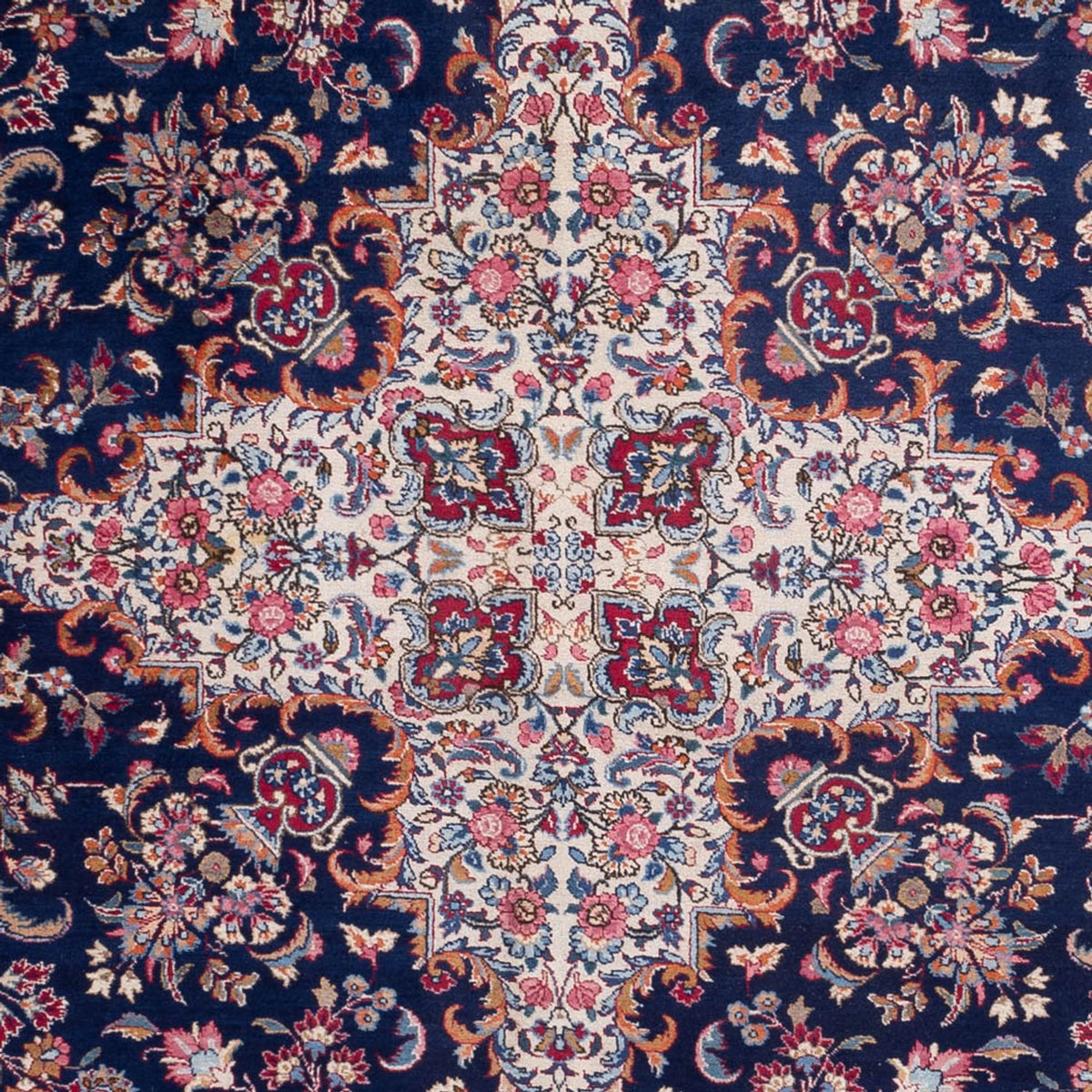 Tapis persan - Classique - 390 x 295 cm - bleu foncé