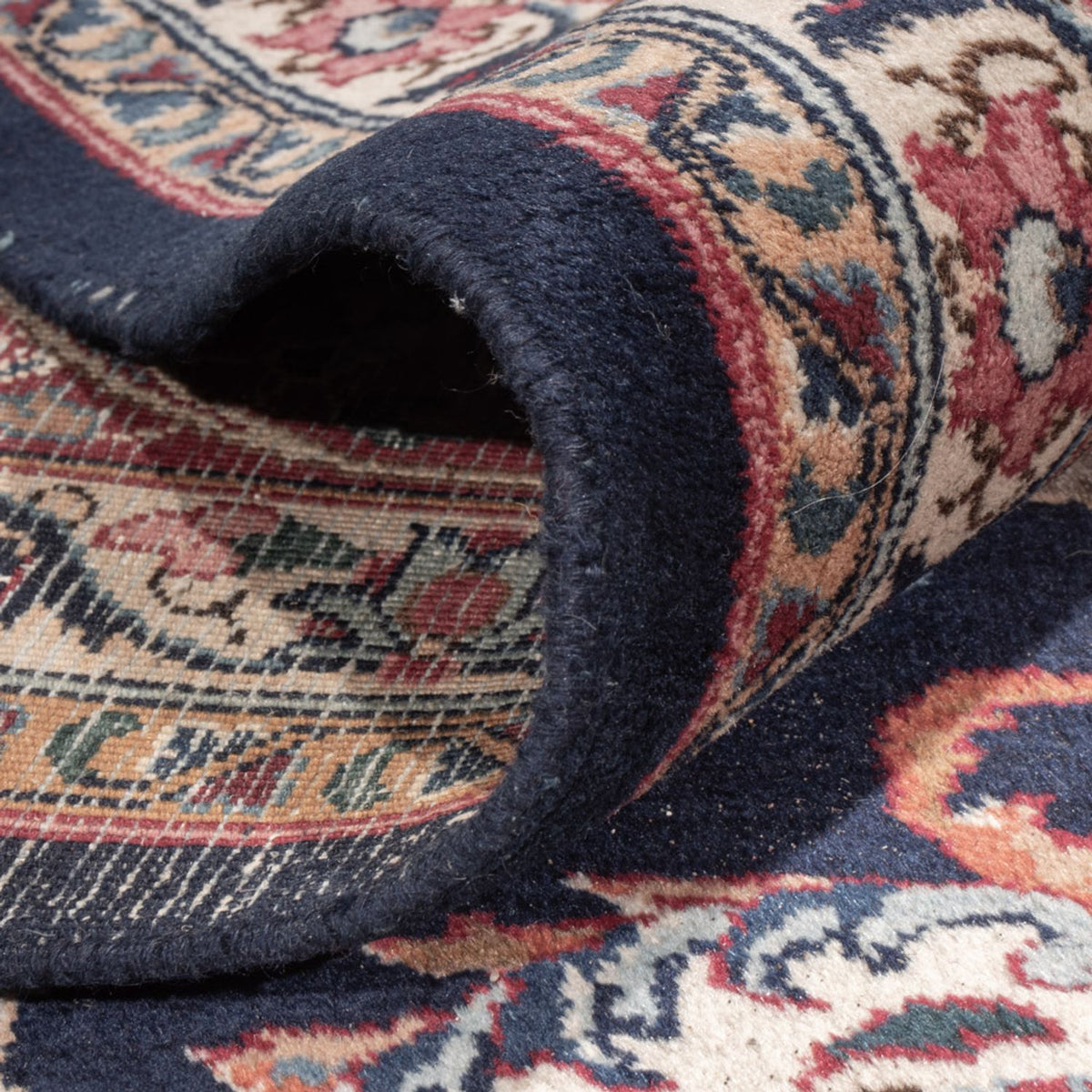 Tapis persan - Classique - 390 x 295 cm - bleu foncé