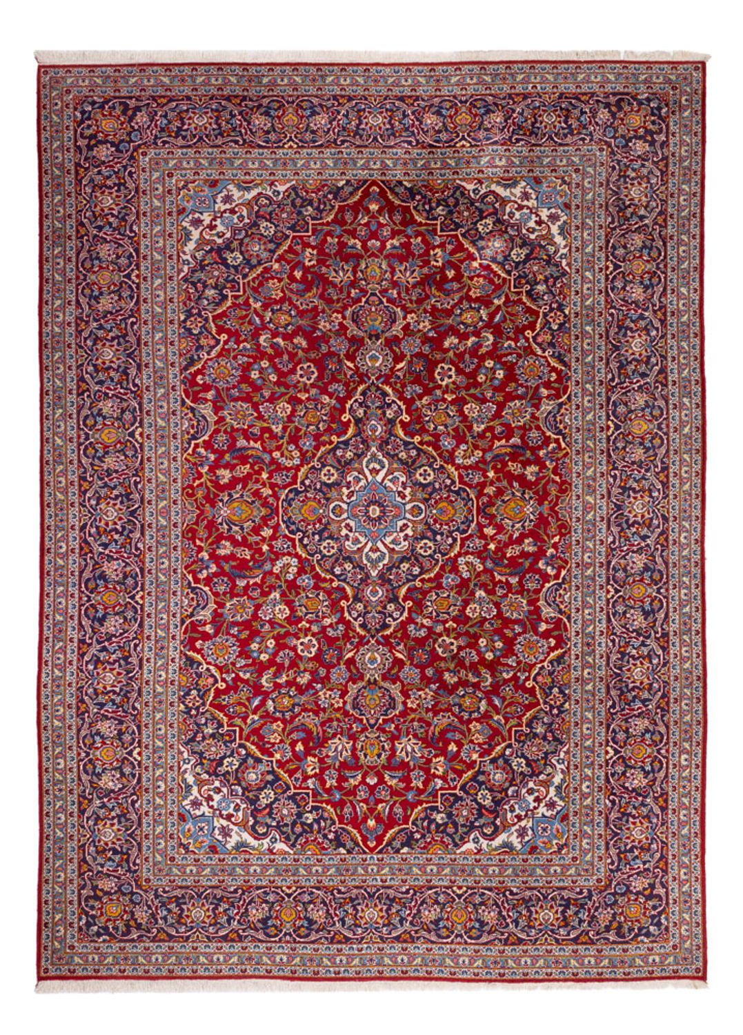 Tapis persan - Keshan - 370 x 261 cm - rouge